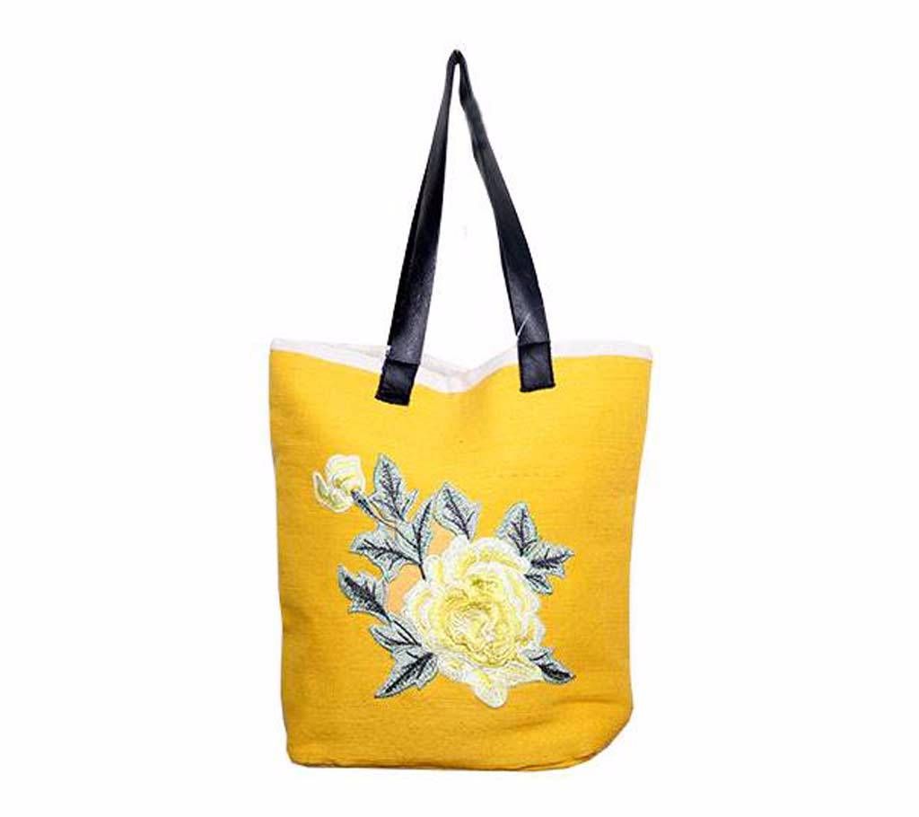 Yellow Flower Side Bag