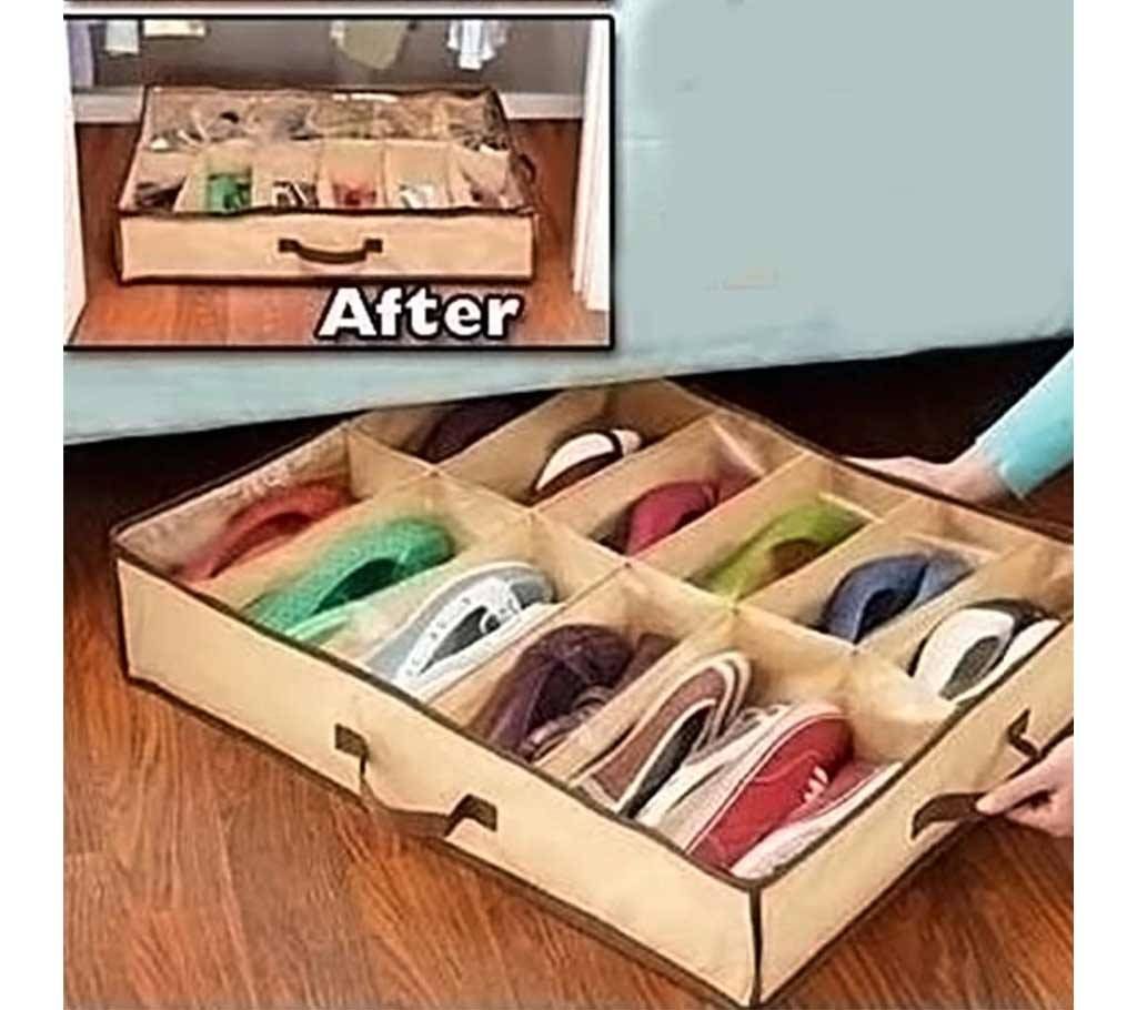 Under space shoe organizer