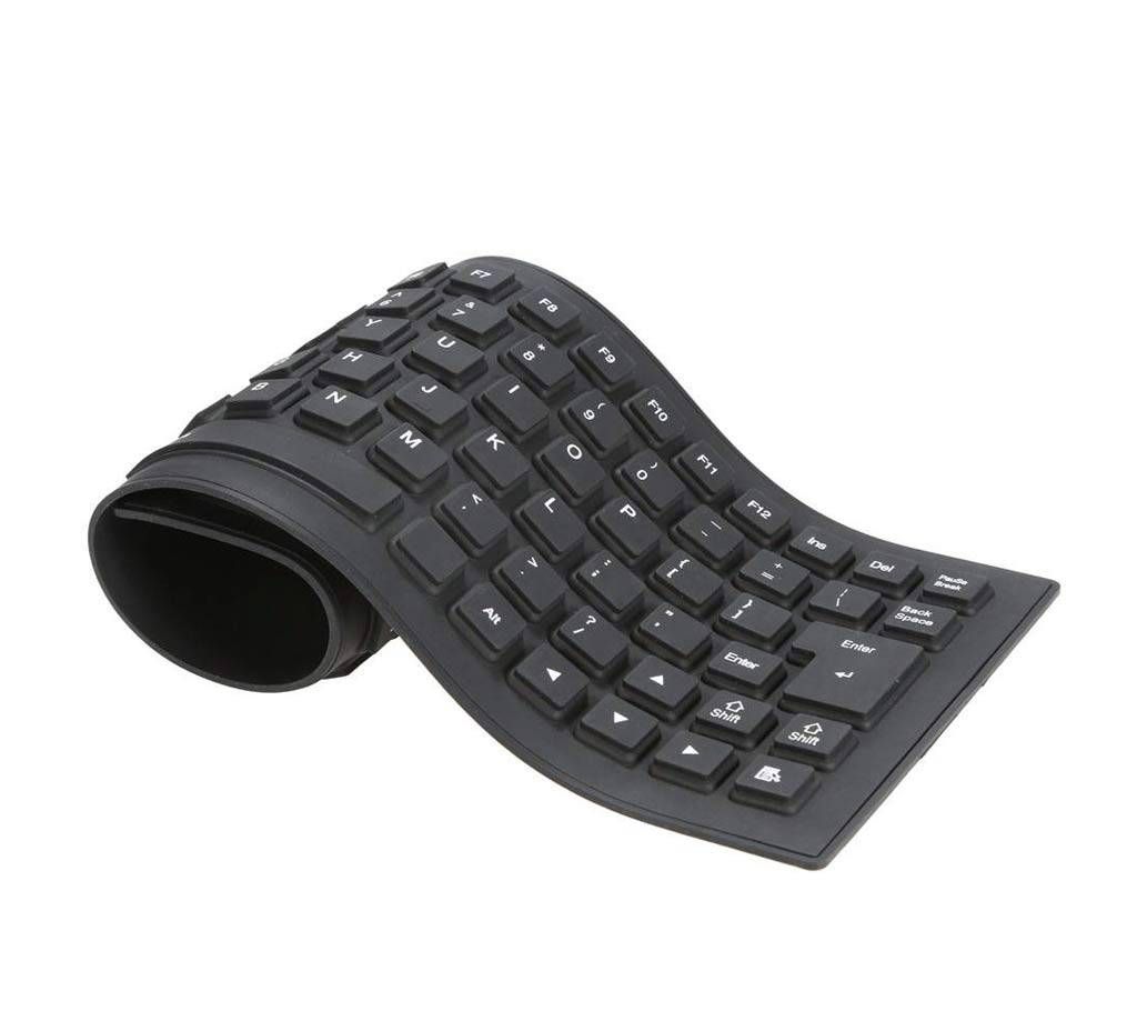 Foldable USB Silicone PC Keyboard