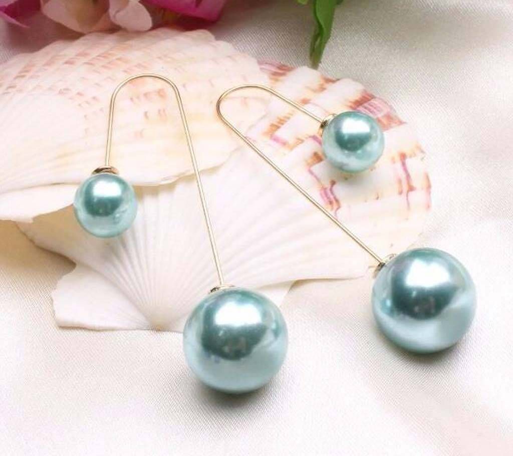 Pearl drop ear ring