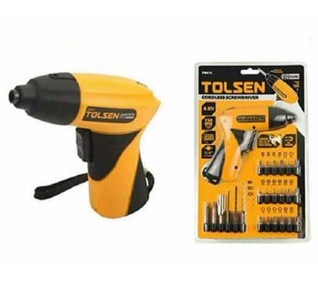 Tolsen Cordless Screw-driver Set with Drill Machine