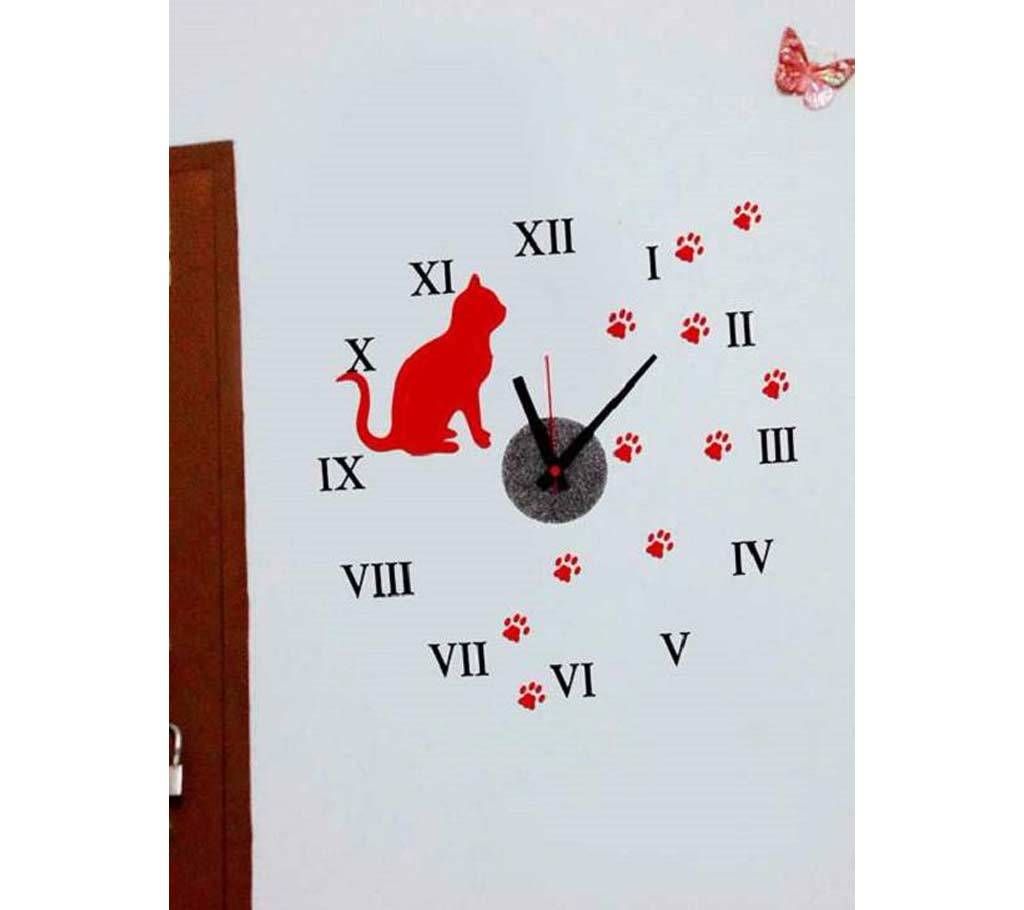 Cat Decorative Wall Clock 