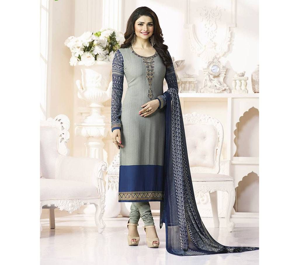 
Vinay (Replica) Unstitched Cotton Embroidery Three-Piece