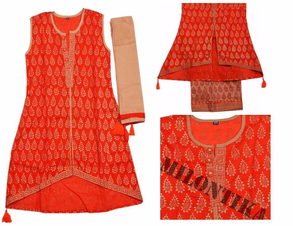 Block print cotton kurti
