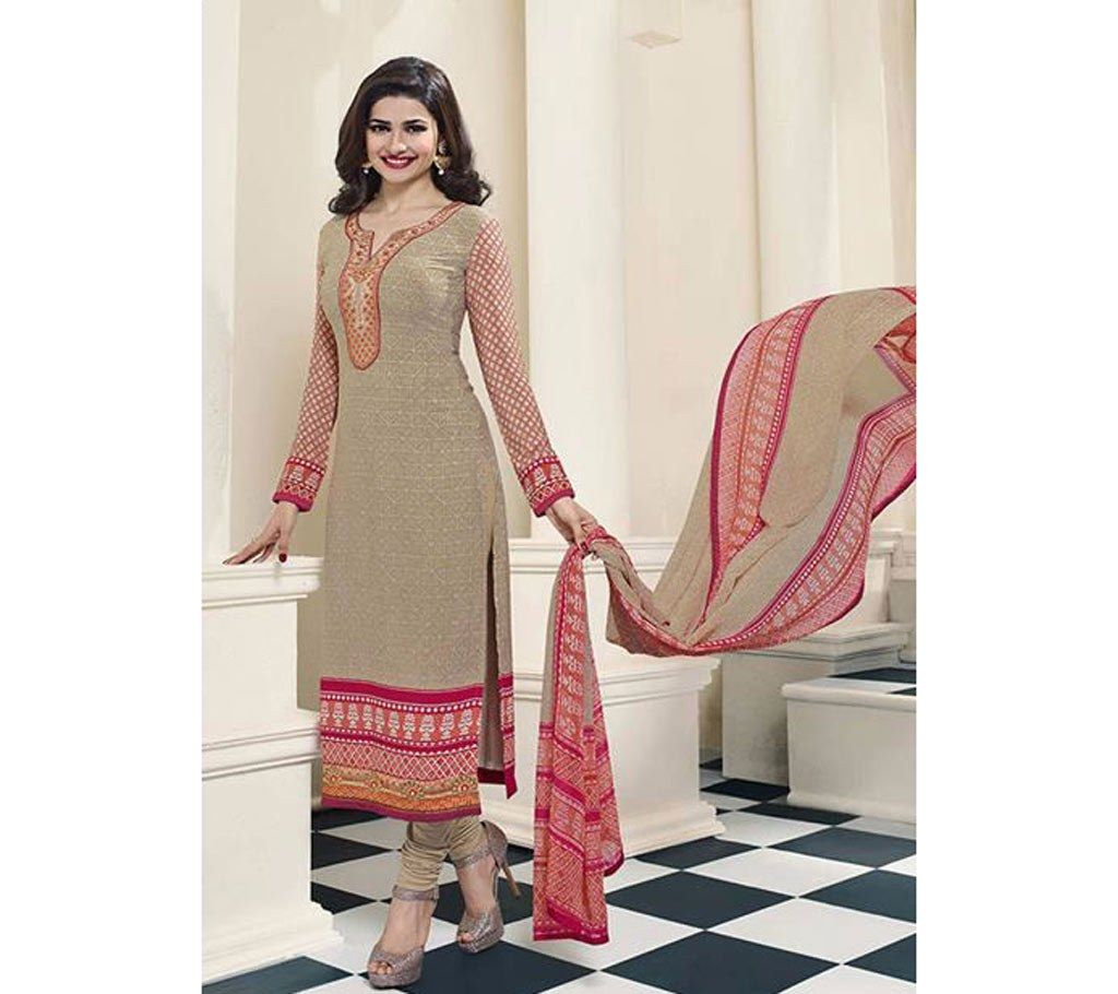Indian Georgette dress with embroidery