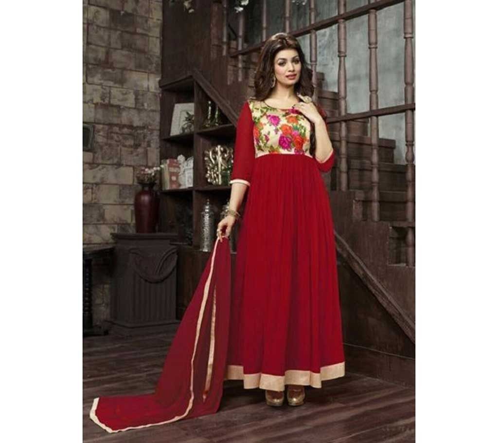Unstitched Printed Georgette Three Piece (Copy)