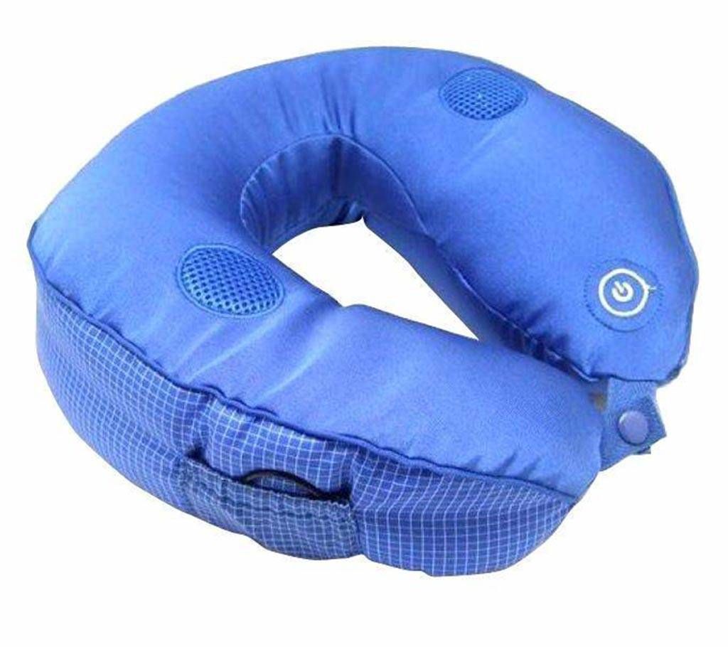 Vibrating Neck Massager Pillow – Blue