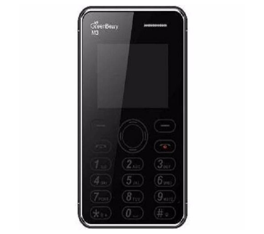Greenberry M3 Gold Mini Card Shaped Phone