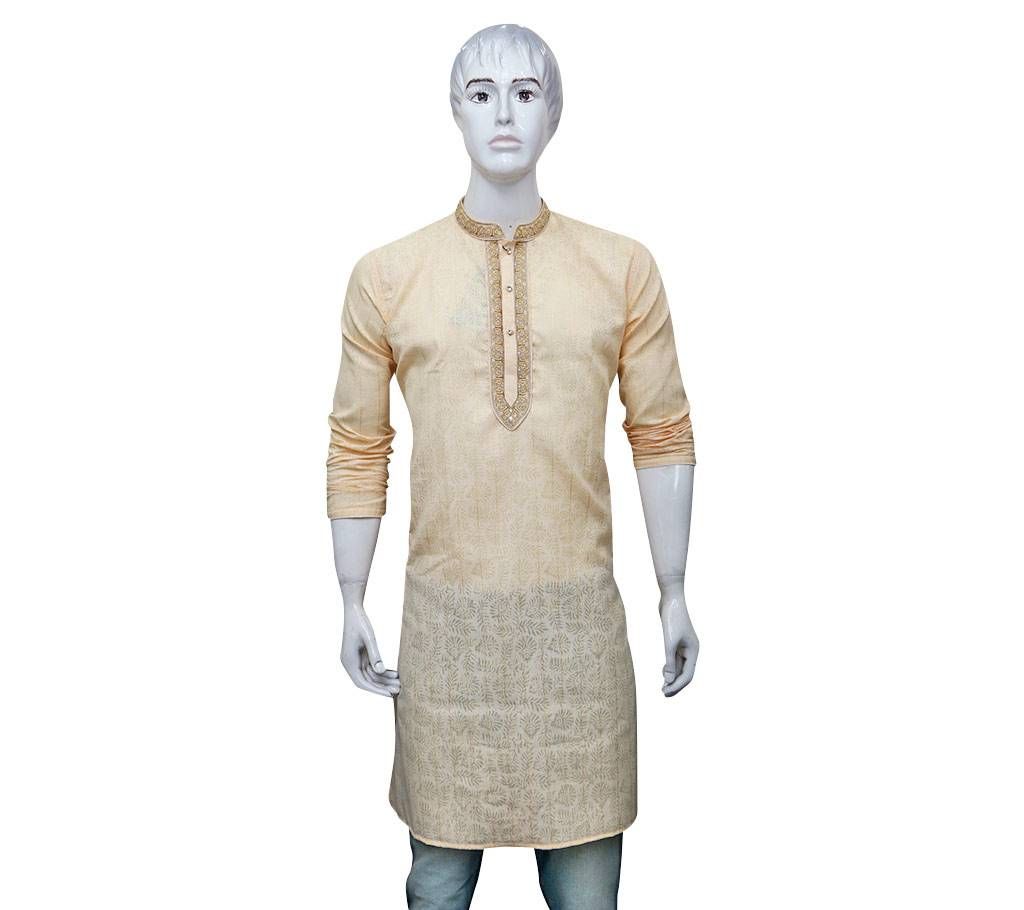 Gents Semi-Long Indian Cotton Punjabi