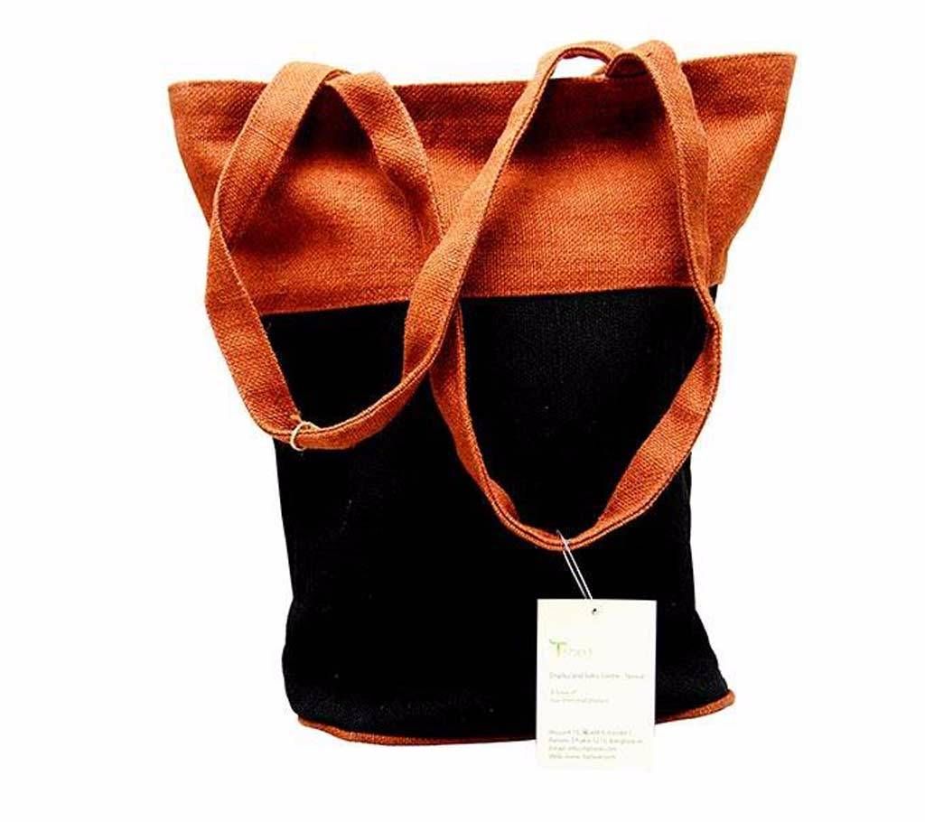 Jute Cotton Ladies Hand Bag