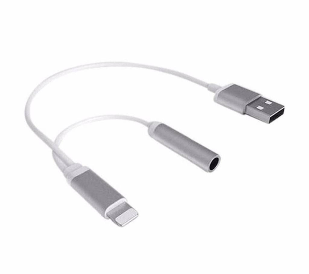 2 in 1 for Lightning iPhone 7 Plus A 3.5