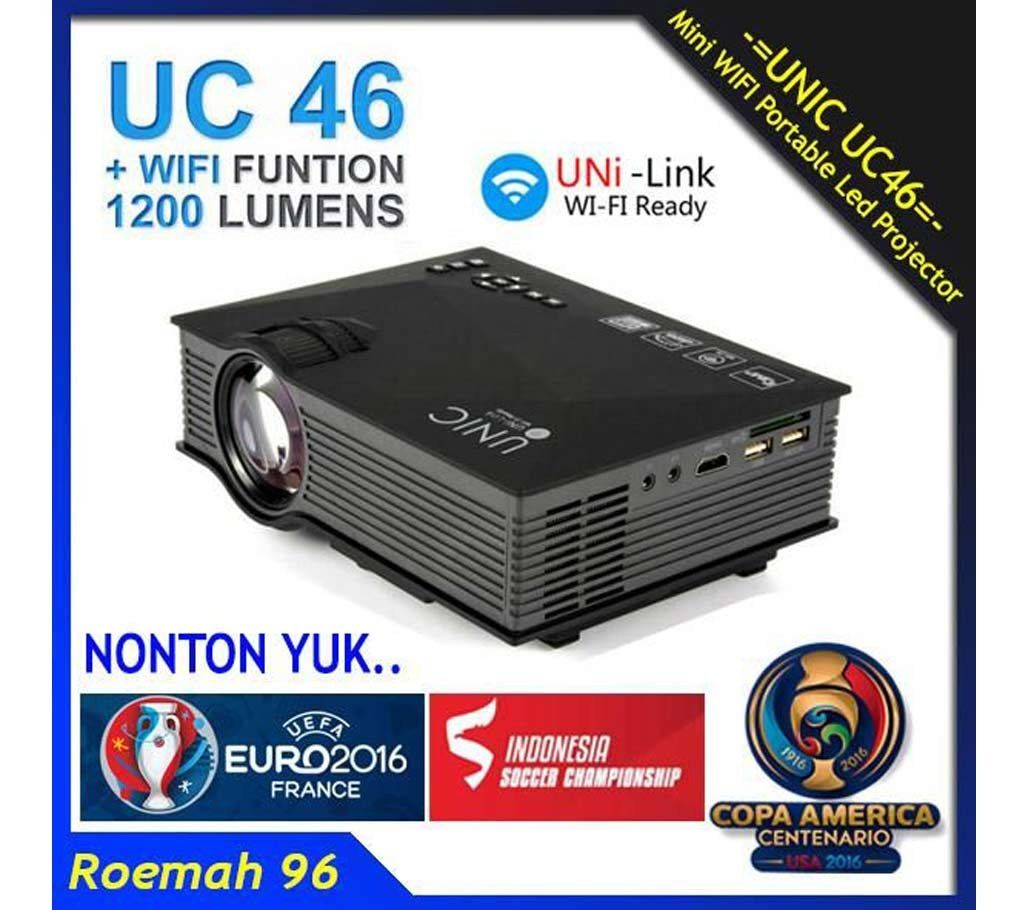 UC 46 MINI LED WIFI PROJECTOR 