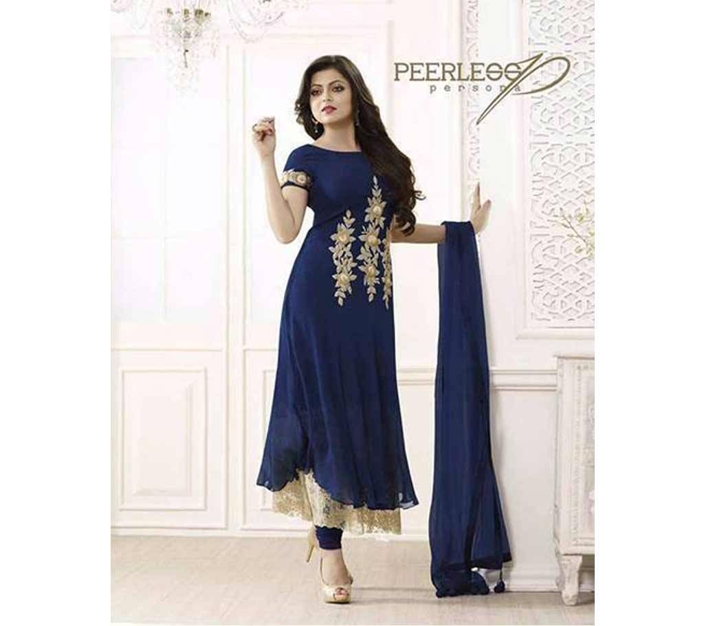 un stitched Indian embroidery three piece- replica