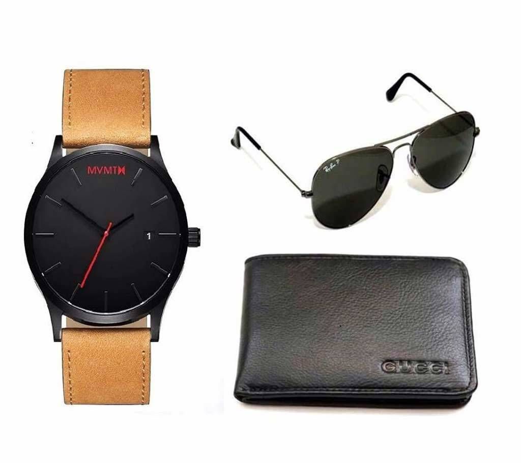Ray-Ban (copy) sunglasses & MVMT (copy) watch & Wallet
