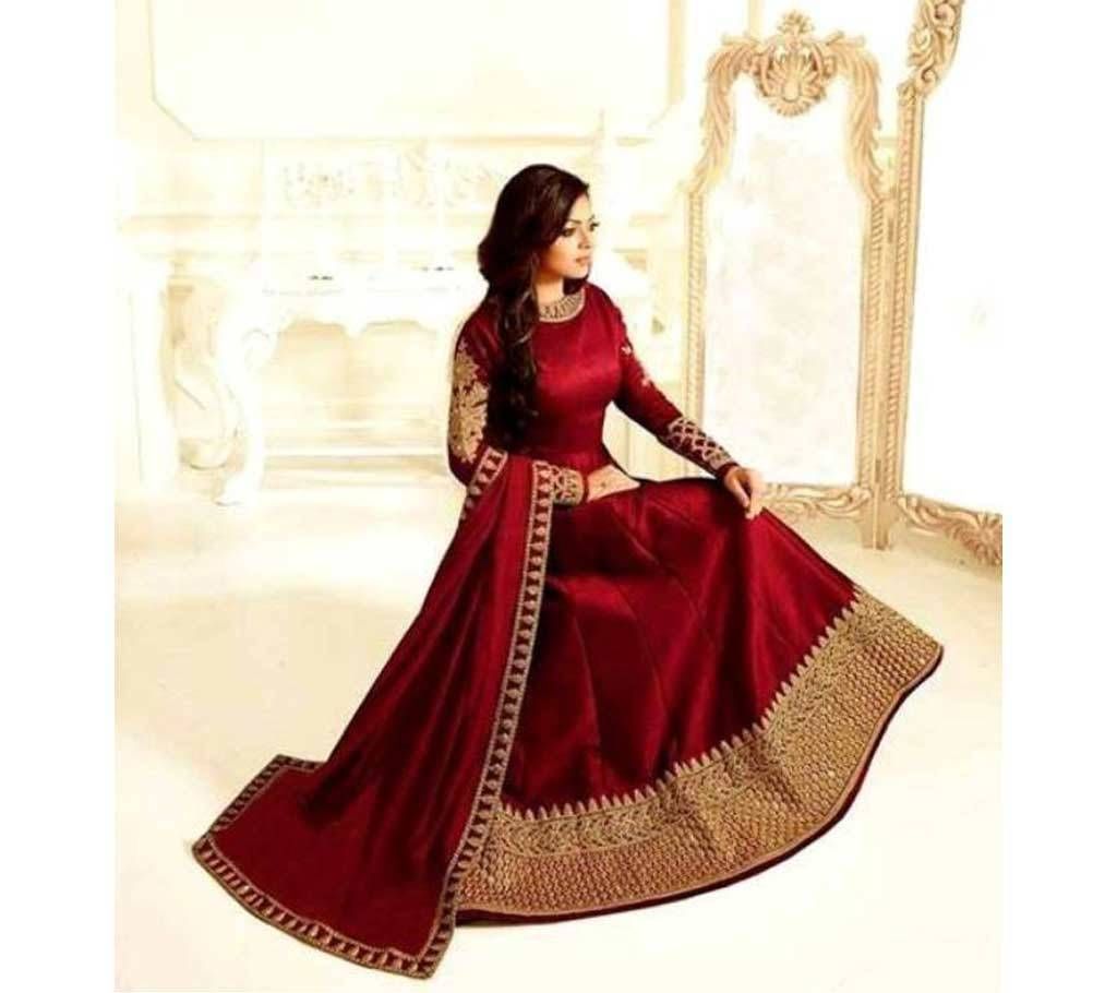 Semi-stitched Indian Replica Soft Georgette Long Suit