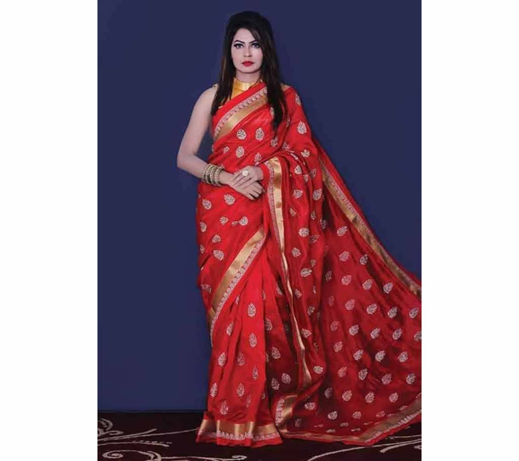 Dhupiyan Silk Saree with Embroidery work
