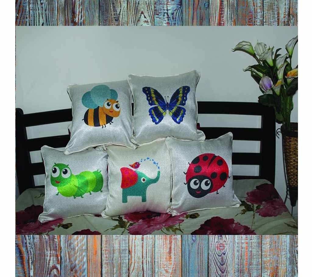 Cute Bug cushion cover Set- 5pcs