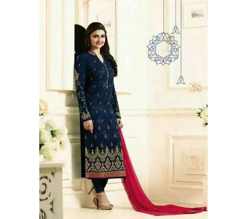 Semi-stitched Indian Replica Soft Georgette Three piece