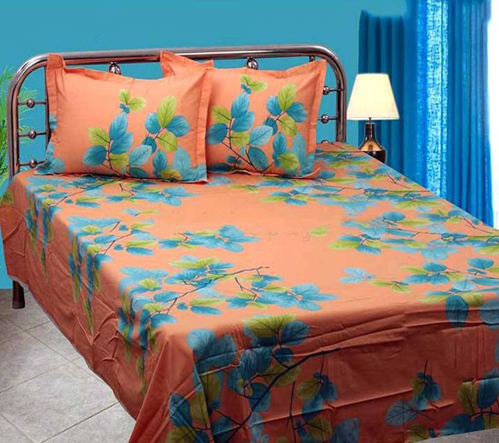 cotton bed sheet set and pillow cover 