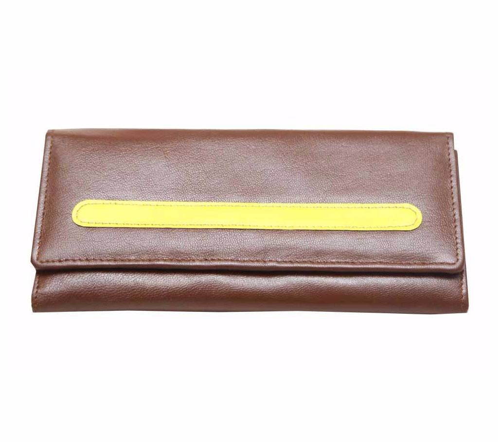 Ladies Foldable Leather Purse