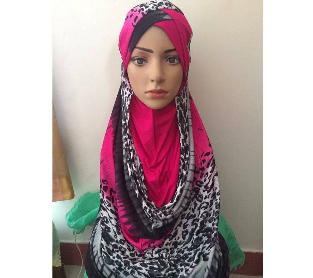Double layered ready hijab