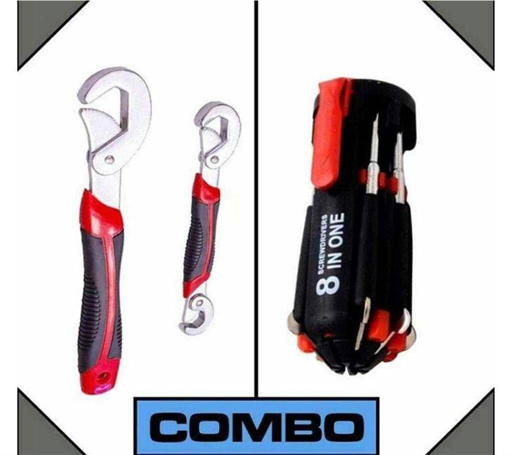 SNAP AND GRIP and 8-IN-1 Portable Screw-driver