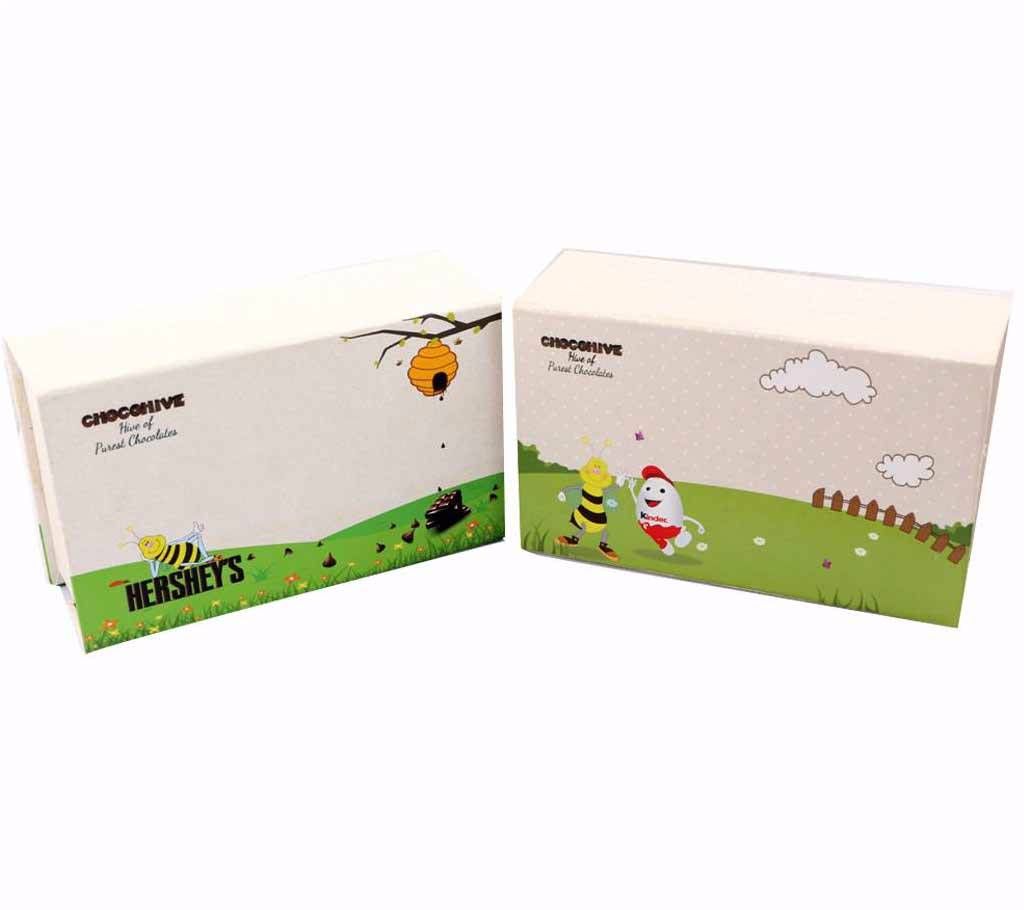 Chocohive Kinder Chocolate Box + Hershey's Chocolate Box