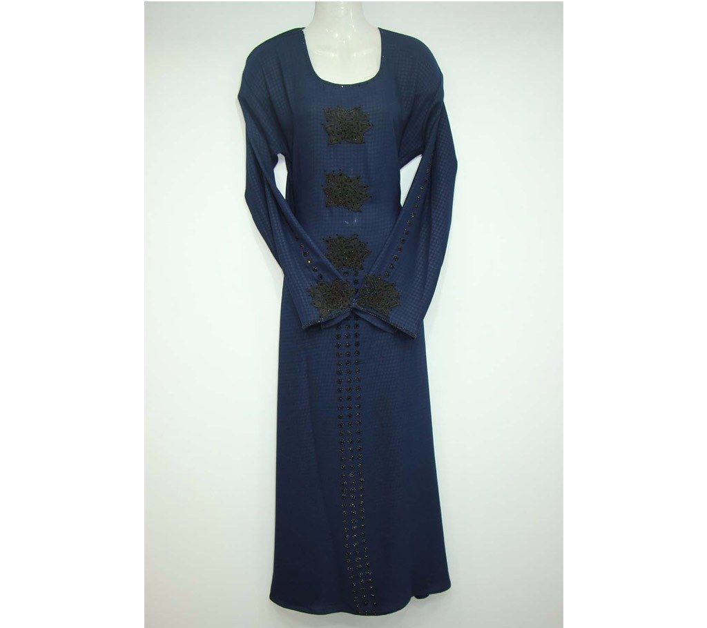 Ladies black stone setting borka