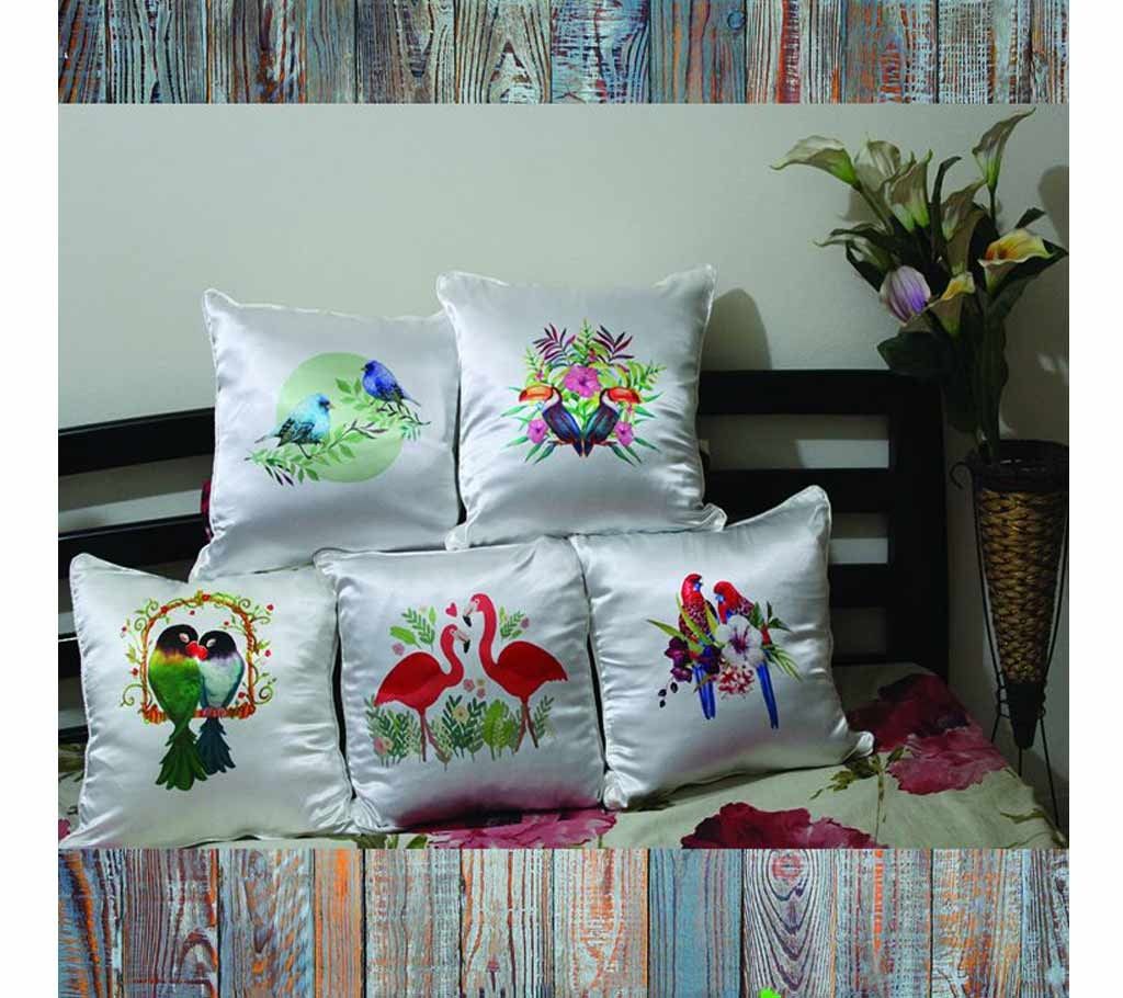 Couple Bird Cushion cover Set- 5pcs