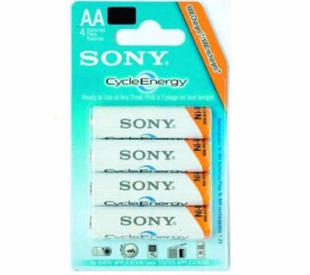 Sony AA Rechargeable Battery (4pcs)
