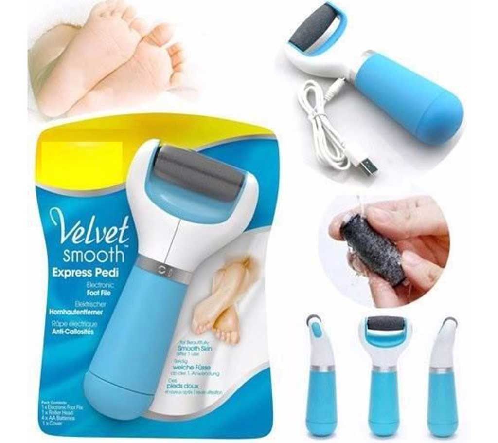SCHOLL VELVET electric pedicure set