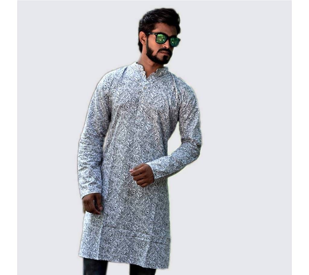 Menz Cotton Semi Long Panjabi 