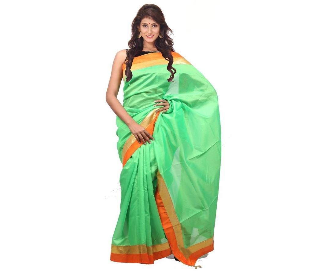 Silk Par achol Sharee with blouse piece 