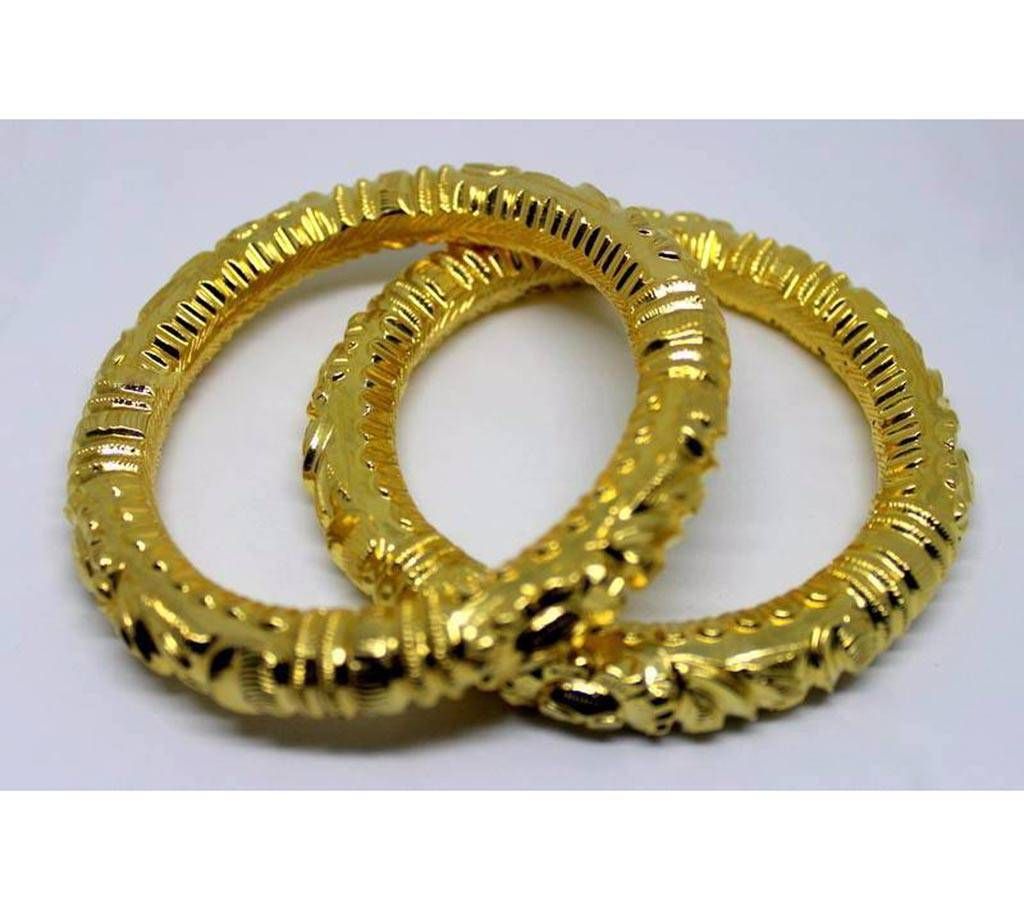 Gold plated bangles-1 pair