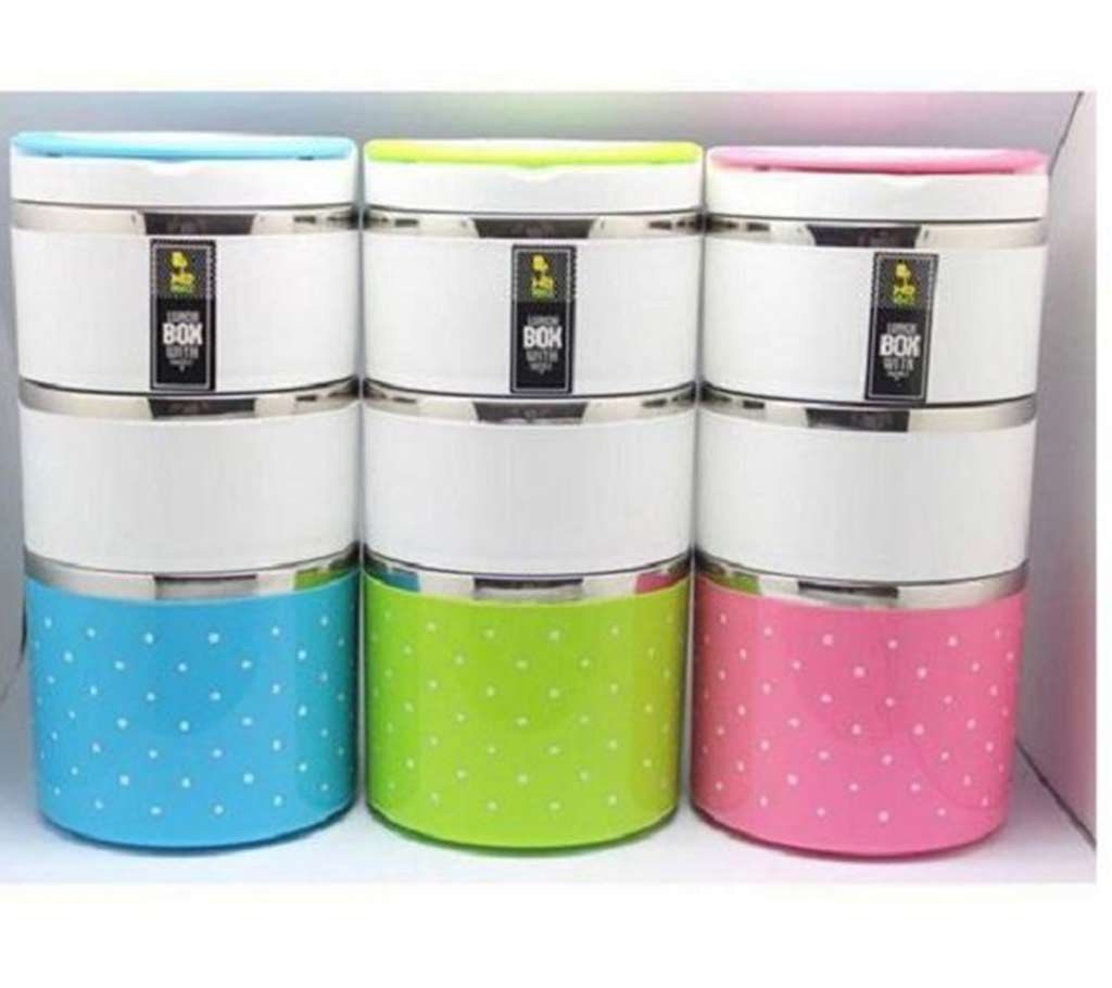 Three layer lunch box (1 piece)