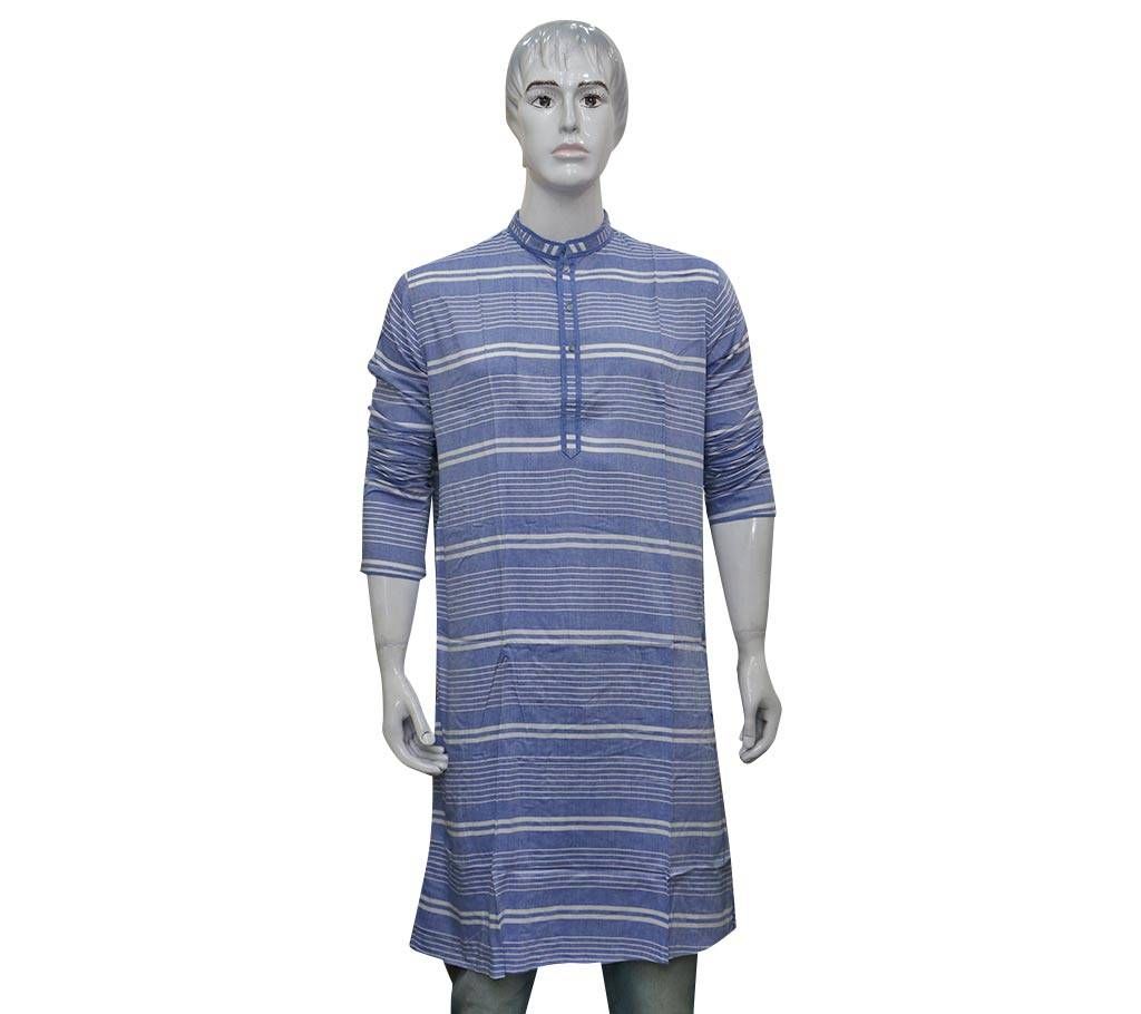 Gents Semi-Long Linen Punjabi