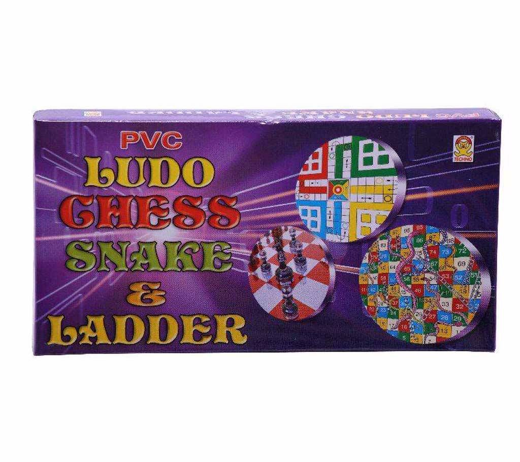 Techno Ludo Snake And Chess Set