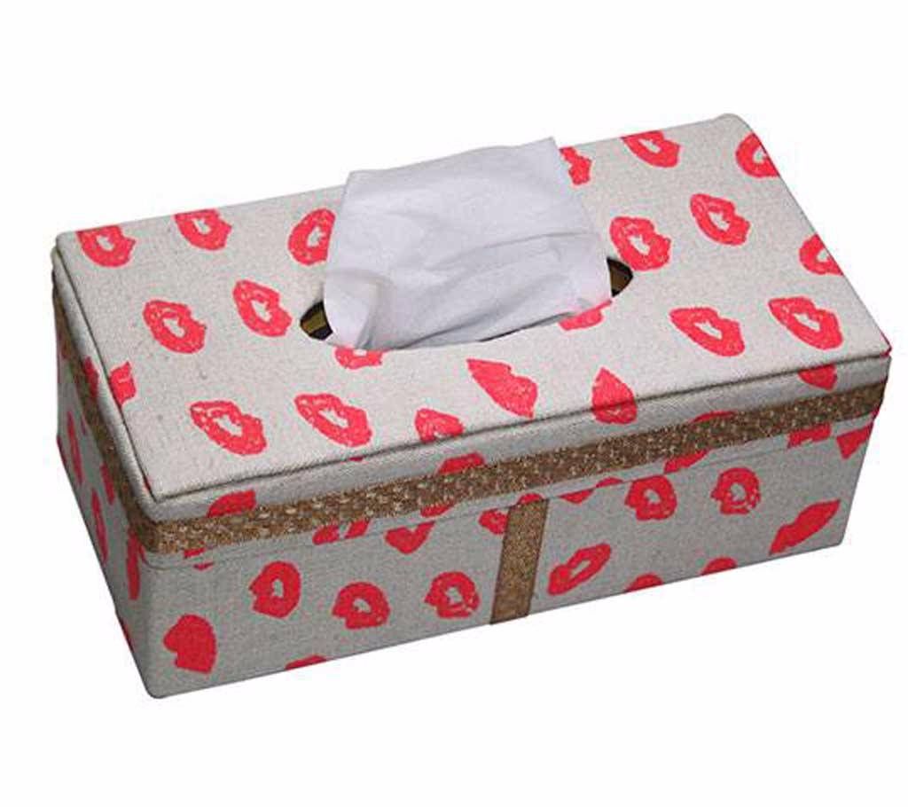 Jute Fabric Tissue Box