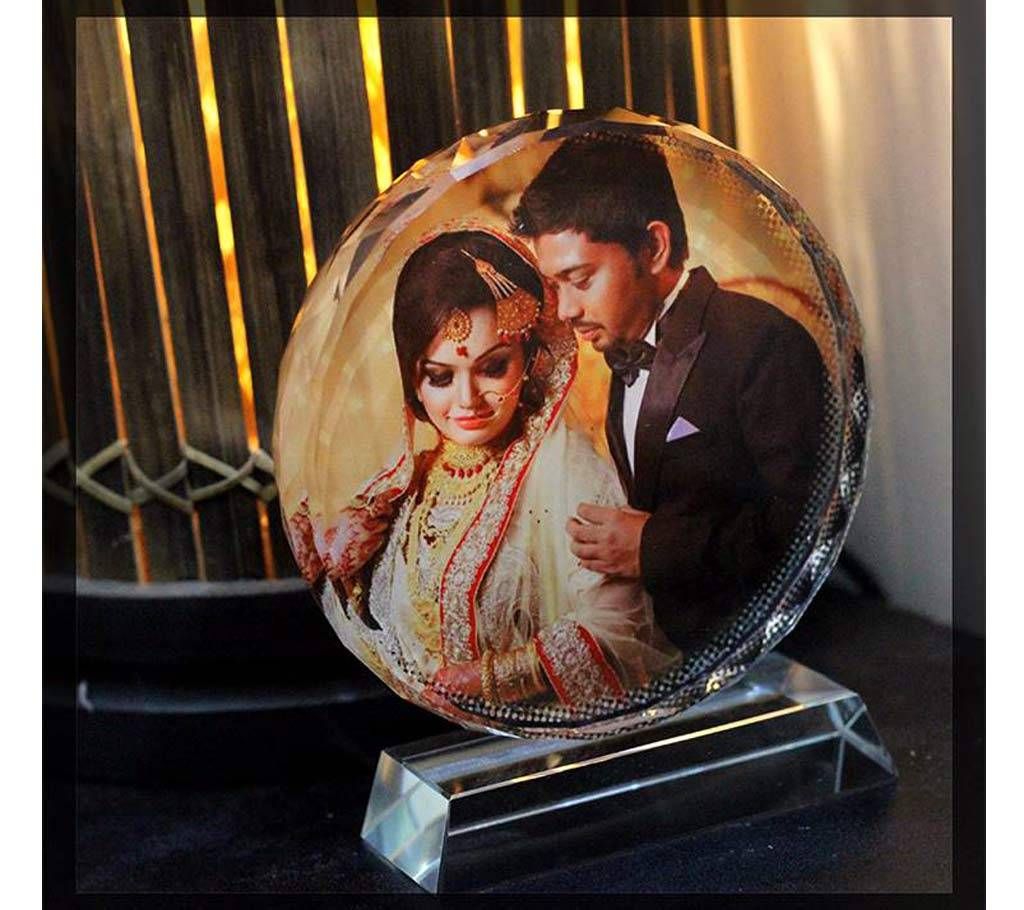 Round Printed Glass- 8 cm 
