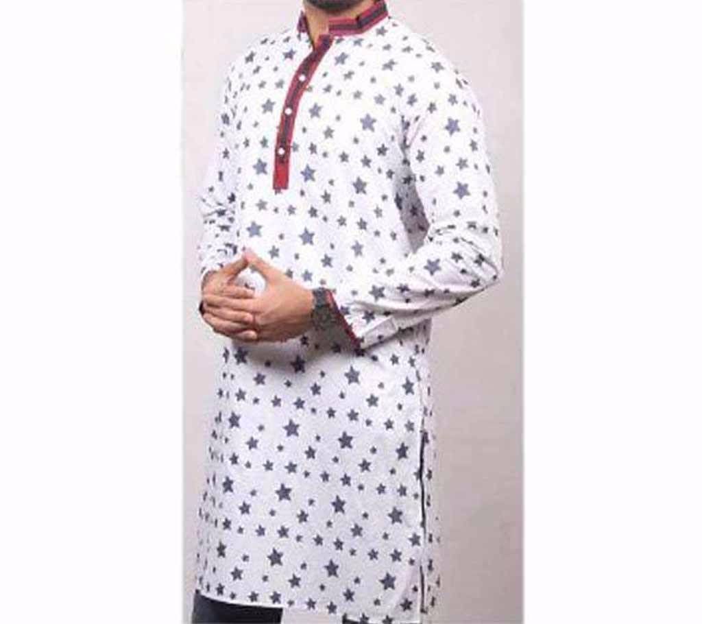 Contrast Design Cotton Punjabi