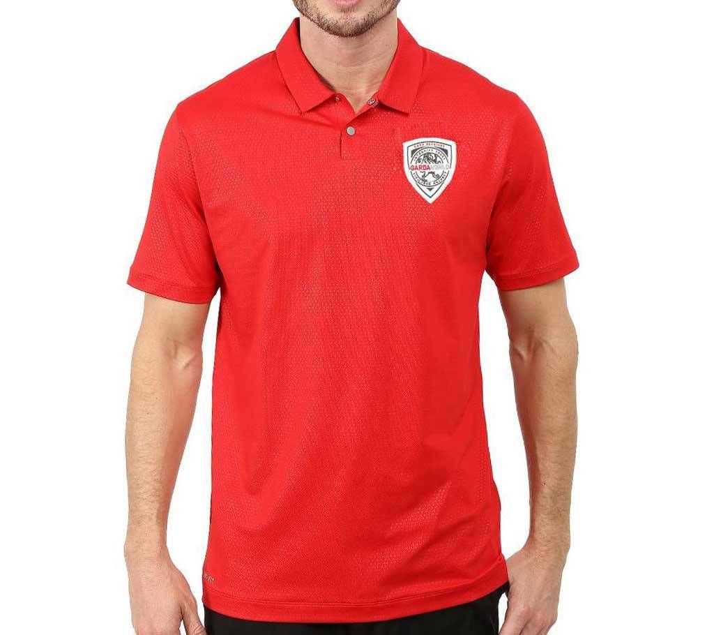 Menz red polo shirt