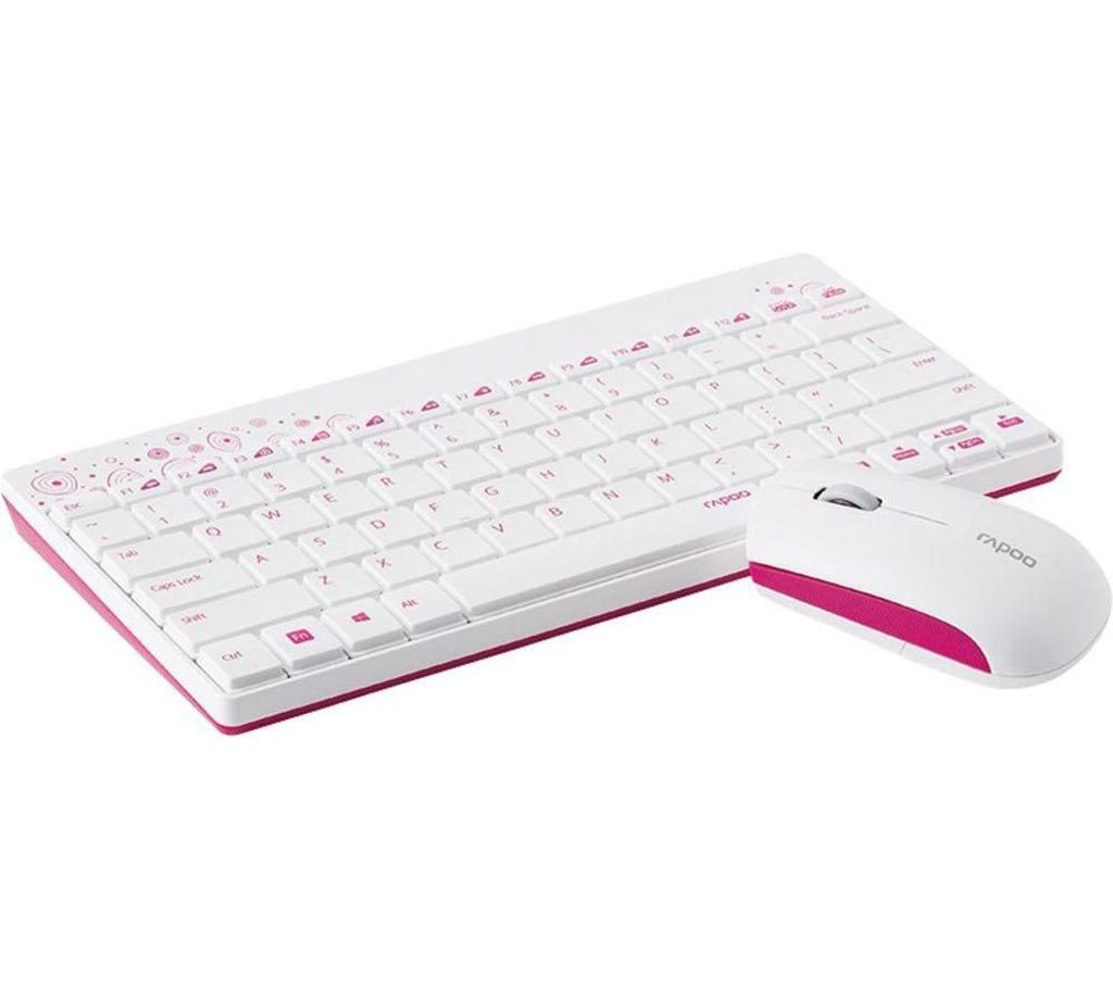 Rapoo 8000  Wireless Keyboard & Mouse (Combo)