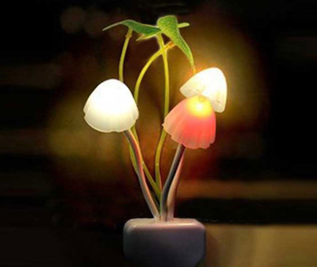 LED Night Glowing Mashroom Light