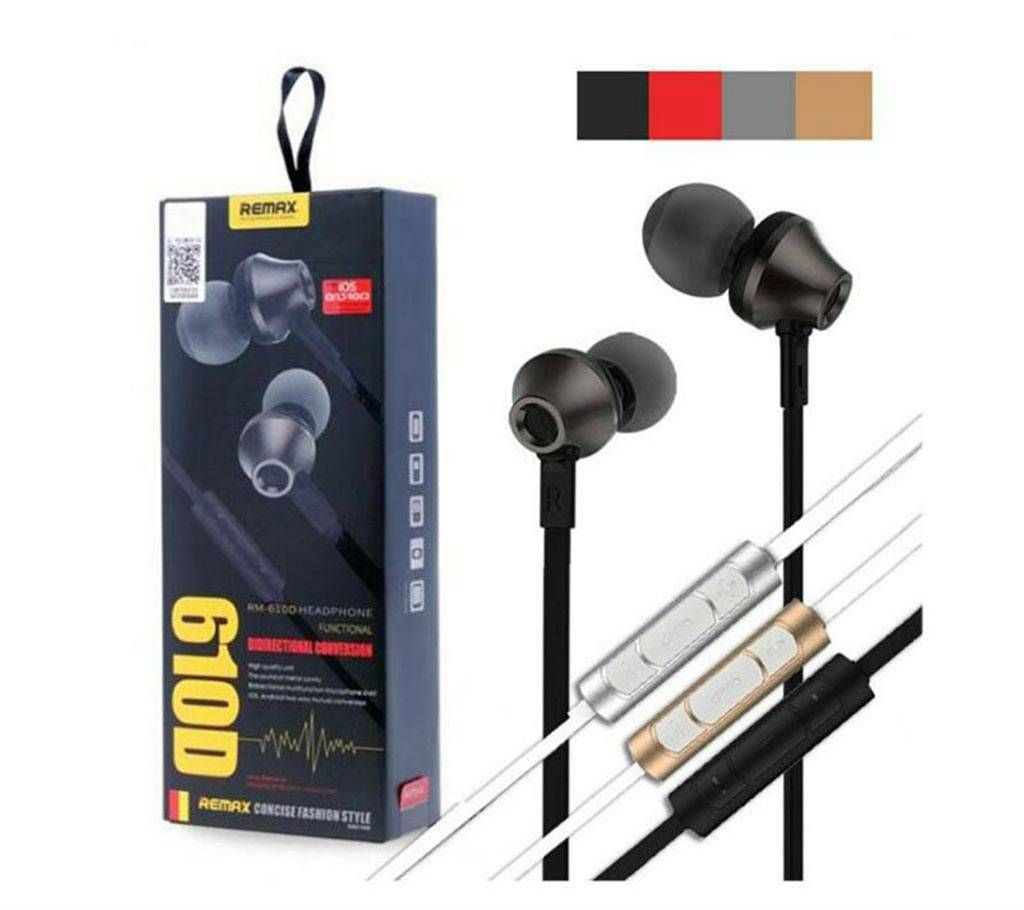 
REMAX RM-610D pure music Ear phone
