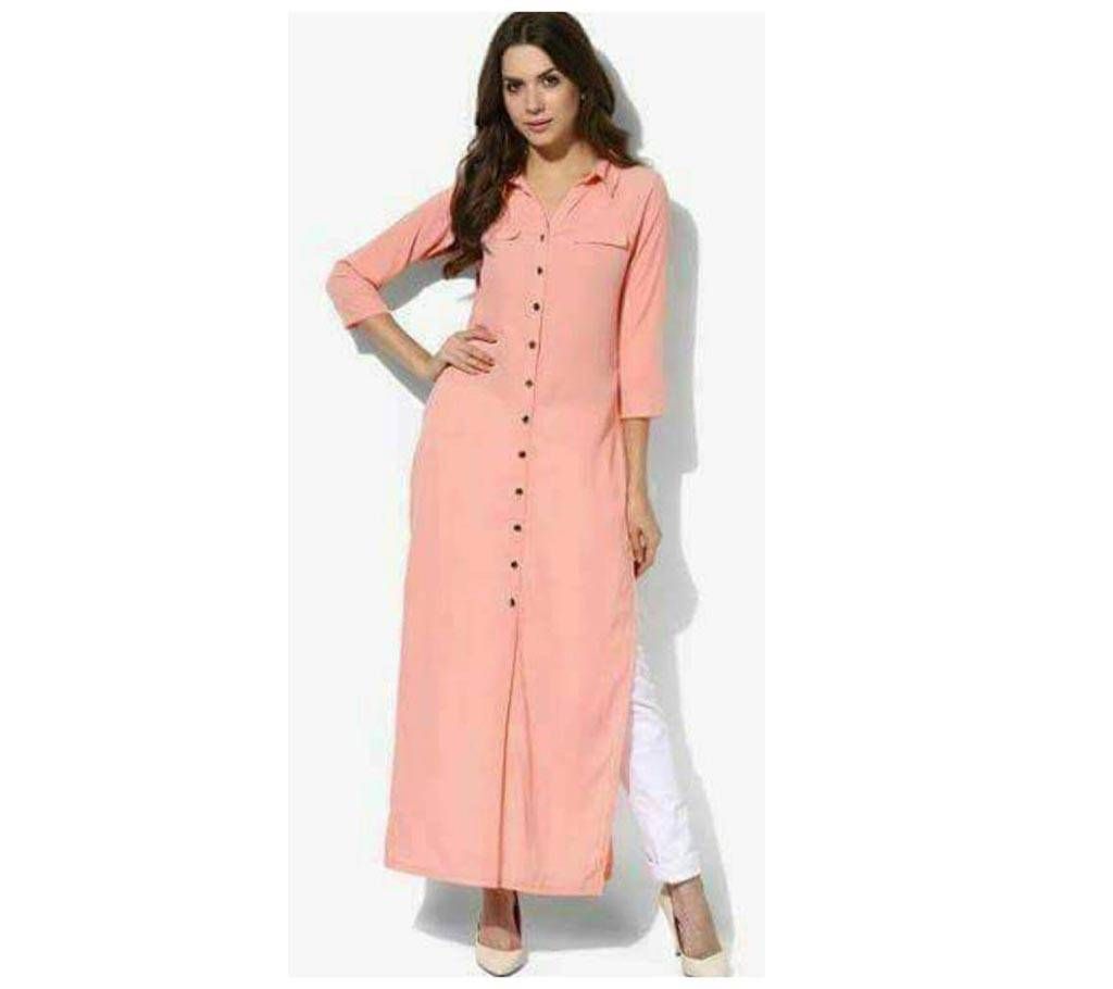Ladies stitched long kurti 
