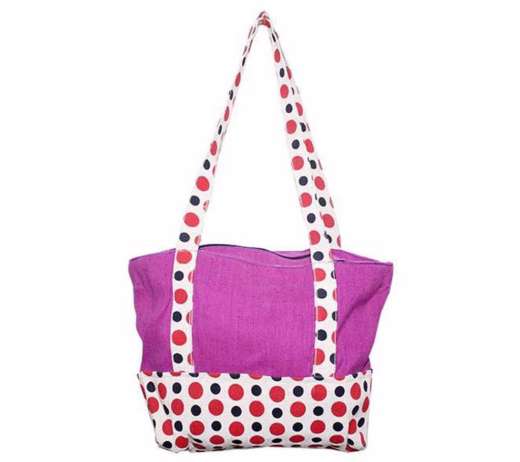 Ball Print Side Bag