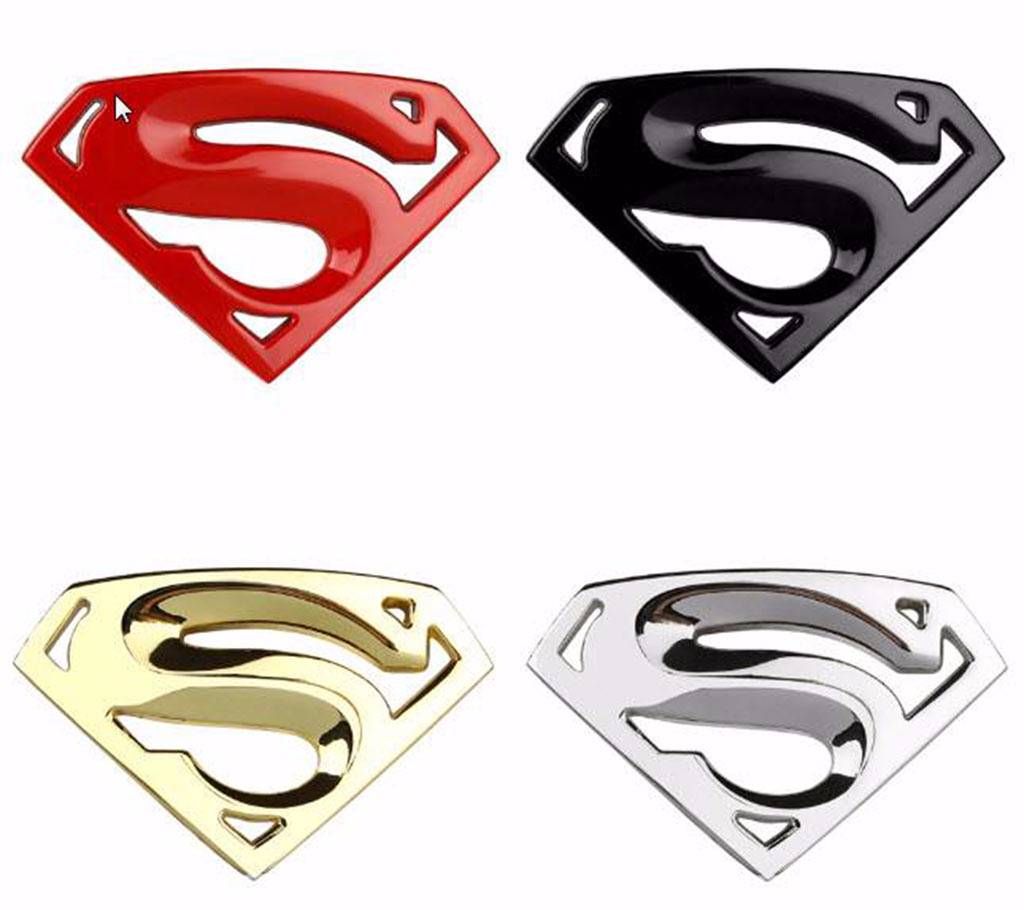 Superman 3D Car Sticker (1 piece)