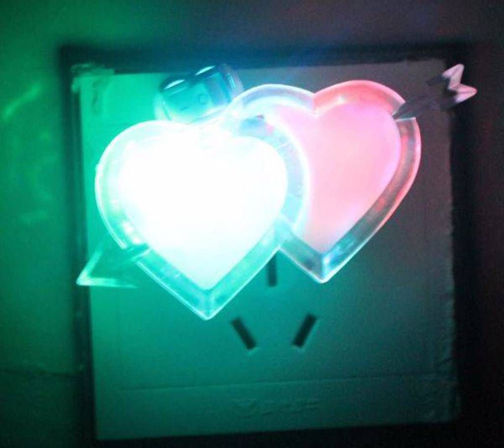 LED Multicolor Plug-in Wall Night Light 