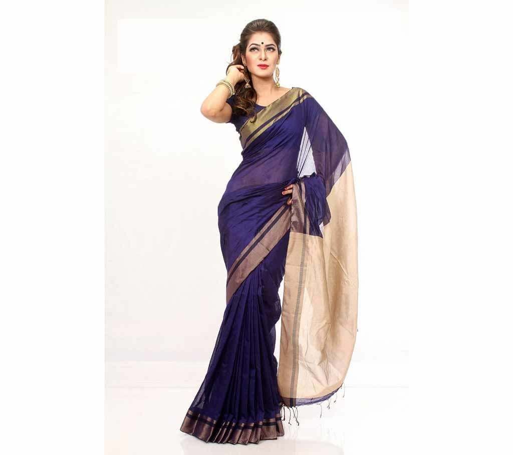 Soft silk sharee with golden border