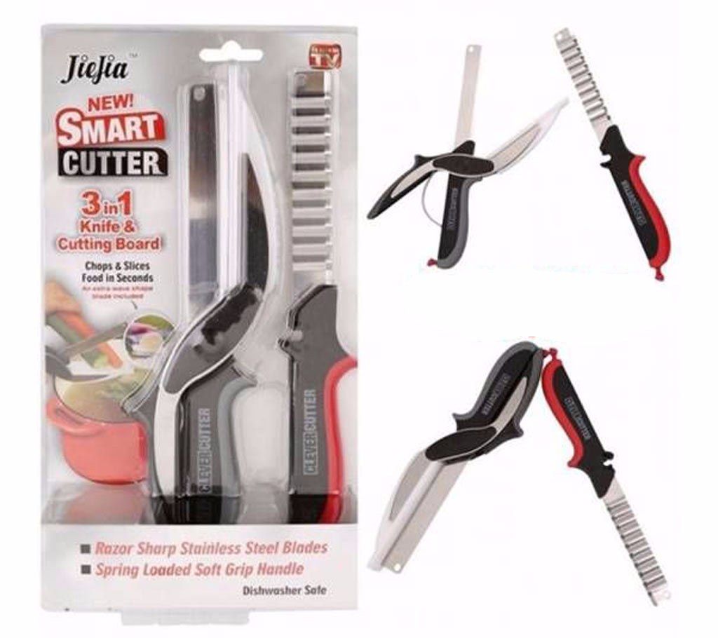 3 in 1 Smart Cutter Knife and Cutting Board